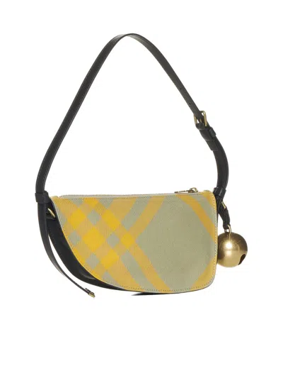 Shop Burberry Shield Mini Shoulder Bag In Printed