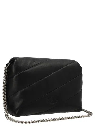 Shop Pinko 'love Baby Puff' Crossbody Bag In Black