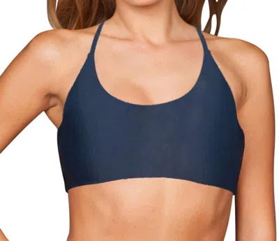 Stone Fox Swim Big Island Bralette Bikini Top In Sfs Storm In Multi