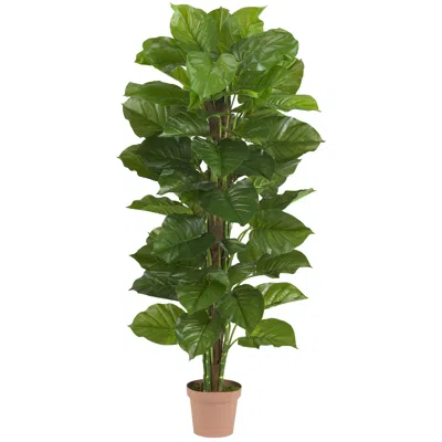 Homplanti 63" Large Leaf Philodendron Plant (real Touch)