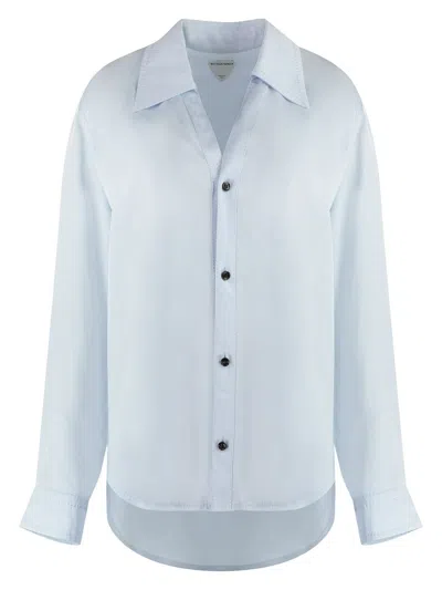Bottega Veneta Shirt In Light Blue