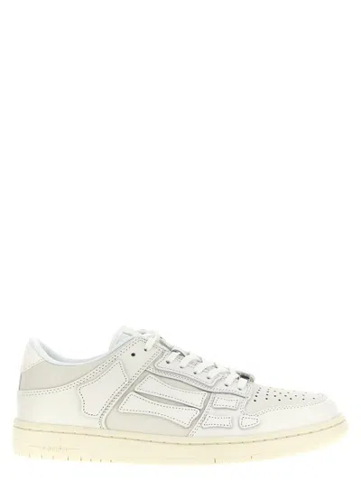 Shop Amiri 'skel Top Low' Sneakers In White