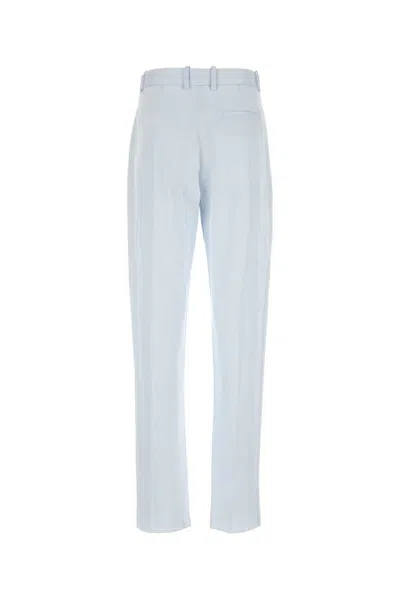 Shop Bottega Veneta Pants In Blue