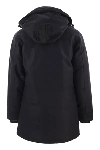 Shop Canada Goose Langford - Hooded Parka In Navy