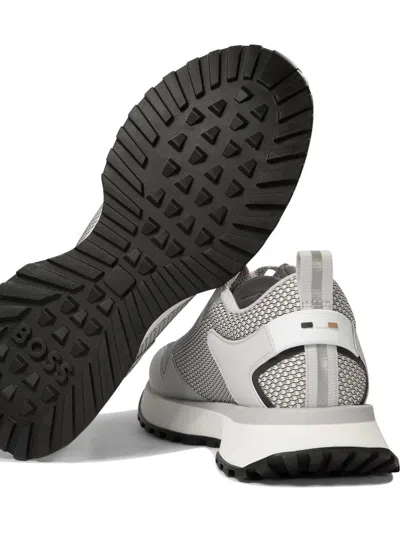 Hugo Boss Boss Jonah Fabric Low-top Sneakers In White