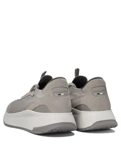 Shop Hugo Boss "slon" Sneakers In Grey