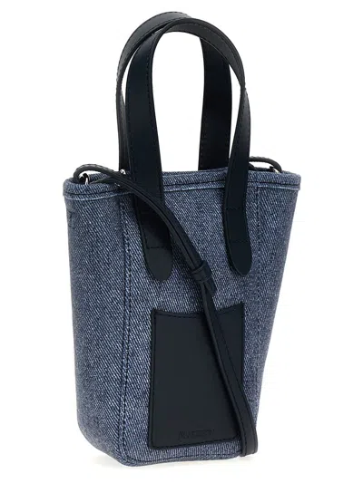 Jw Anderson J.w.anderson 'mini Belt' Shopping Bag In Blue