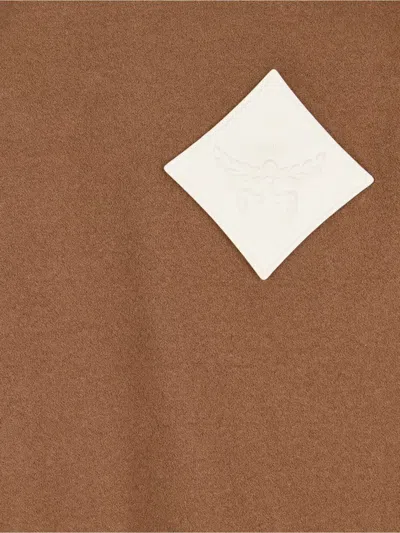 Mcm Men's Sweatshirt With Laurel Logo In Brown