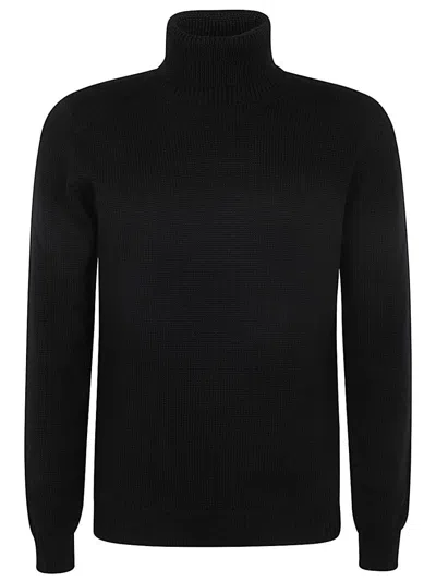 Roberto Collina Wool Pullover Blue In Blue