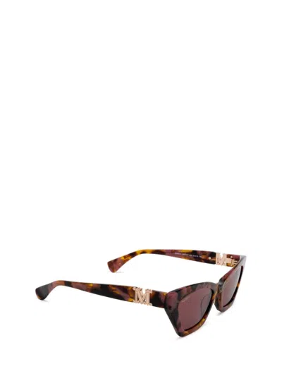 Shop Max Mara Sunglasses In Coloured Havana