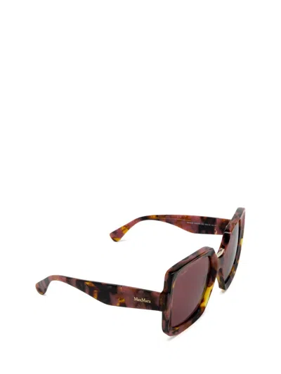 Shop Max Mara Sunglasses In Coloured Havana