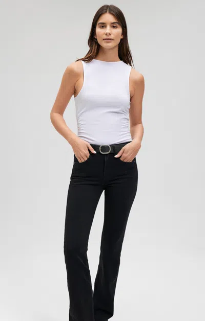 MAVI HIGH NECK TANK TOP IN WHITE 