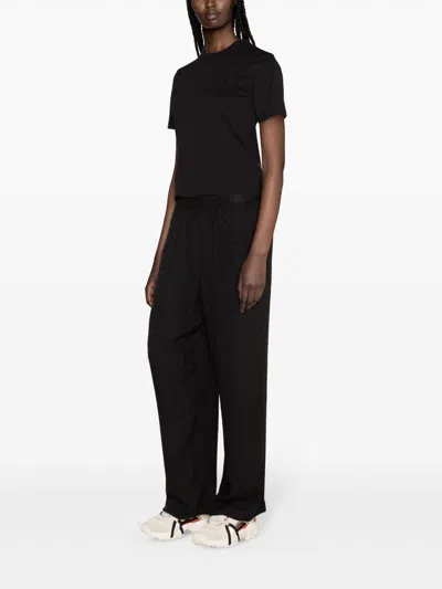 Palm Angels T-shirt Monogram In Black