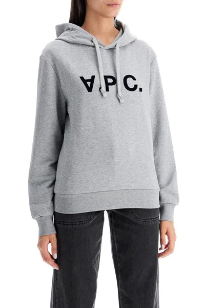 Shop Apc Grand Vpc Hoodie In Grey