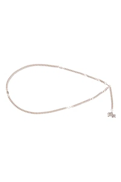 Miss Me Chained Up Belt In Silver