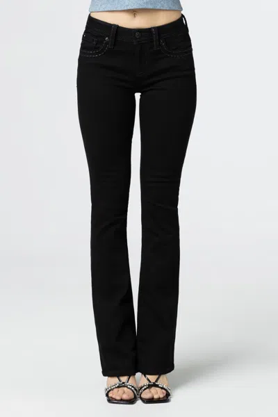 Miss Me Classic Black Bootcut Jeans In Black