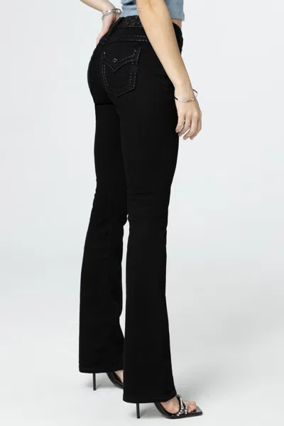 Miss Me Classic Black Bootcut Jeans In Black