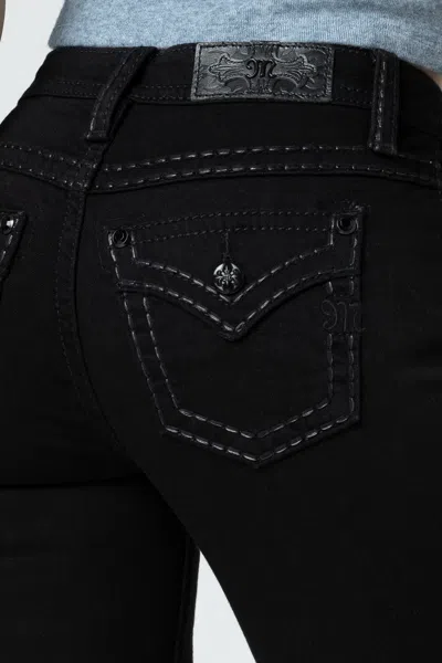 MISS ME CLASSIC BLACK BOOTCUT JEANS - 32 / 30" / BLACK 