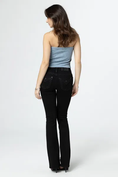 Miss Me Classic Black Bootcut Jeans In Black