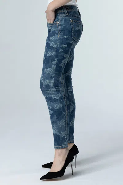 Miss Me Denim Camo Skinny Jeans In Medium Wash