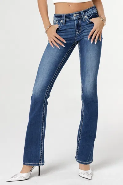MISS ME DREAMIN' LONGHORN BOOTCUT JEANS - 31 / 34" / MEDIUM WASH 