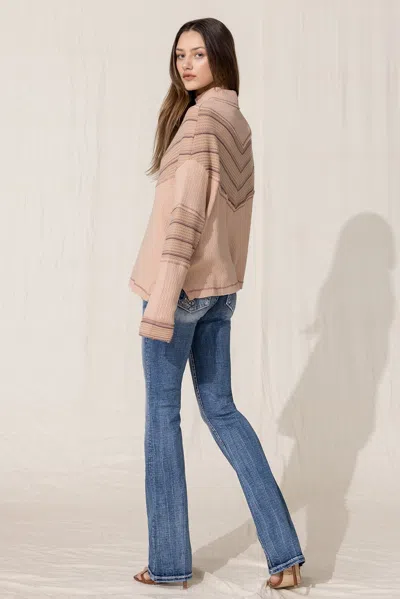 Miss Me Rebel With A Cross Bootcut Jeans In Medium Wash