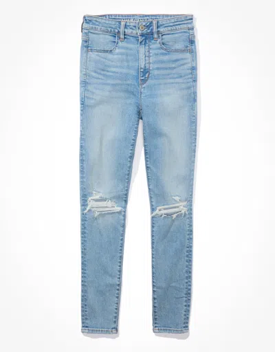 American Eagle Outfitters Ae Next Level Ripped Super High-waisted Jegging In Multi