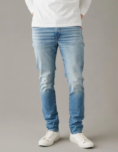 American Eagle Outfitters Ae Airflex+ Ultrasoft Distressed Original Bootcut Jean In Multi