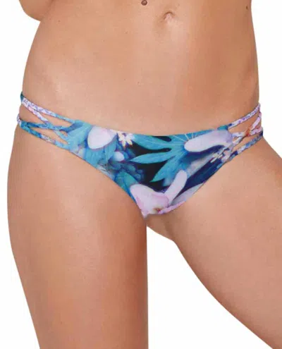 STONE FOX SWIM GYPSY BRAIDED CHEEKY BIKINI BOTTOM IN SFS WONDERLAND 