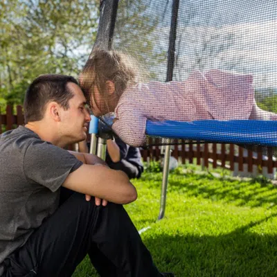 Hivvago Trampoline Replacement Safety Net