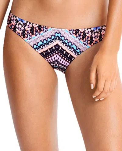 Seafolly Hipster Bikini Bottom In Sea Periwinkle In Multi