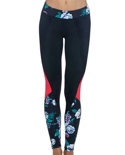 Body Glove Women's Sport Floral Prism Legging In Get Shorty In Multi