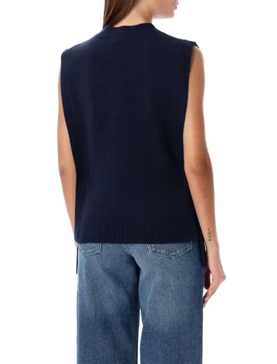 Shop Apc A.p.c. Pull Margot In Dark Navy