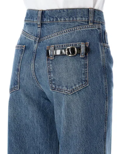 Coperni Rigid Mid-rise Straight-leg Jeans In Vintage Blue