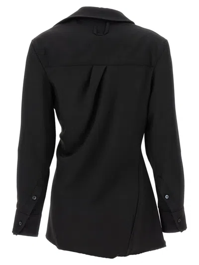 Jacquemus Black Les Sculptures 'la Chemise Pablo' Shirt In Black