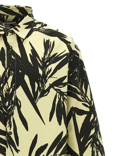 Jacquemus La Chemise Simon Shirt And Blouse Multicolor In Animal Print