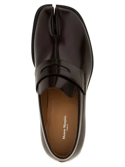 Shop Maison Margiela 'tabi' Loafers In Brown