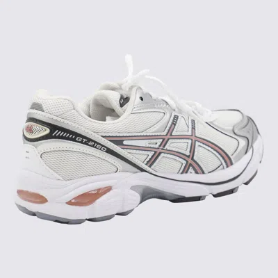 Shop Asics White Gt 2160 Sneakers In White/rose Rouge