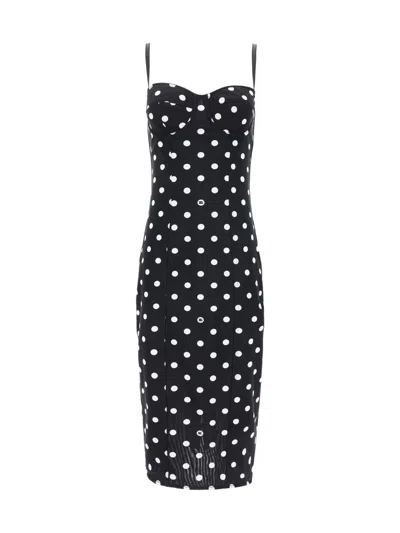 Shop Dolce & Gabbana Dresses In Pois Med