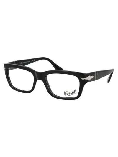 Persol Black Acetate Optical Glasses In 95 Black