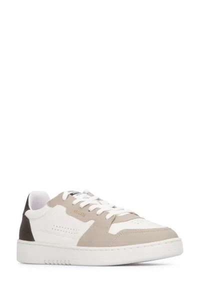 Shop Axel Arigato Sneakers In Whitedarkbrown