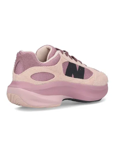 New Balance Low Top Sneakers With Rubber Outsole And Textured Panels In Pink