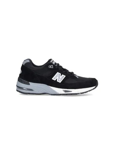 New Balance Grey Made In Uk 991v1 Sneakers In Black