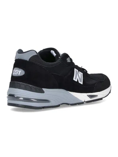 New Balance Grey Made In Uk 991v1 Sneakers In Black