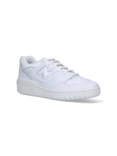 New Balance Sneakers 550 In Calfskin In White