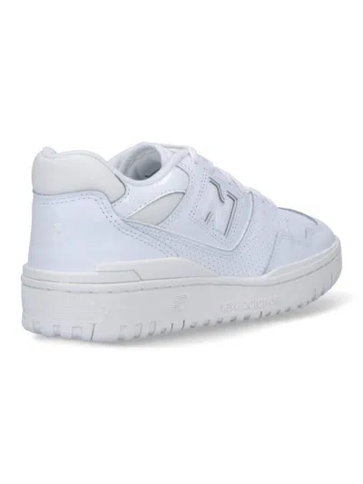 New Balance Sneakers 550 In Calfskin In White