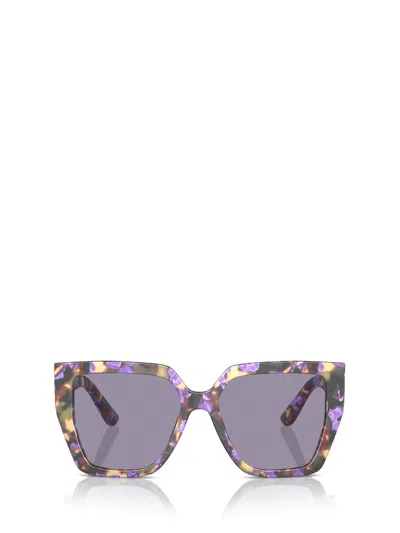 Shop Dolce & Gabbana Eyewear Sunglasses In Havana Blue Pearl