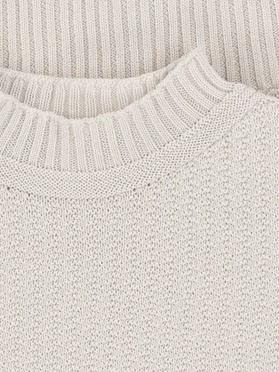 Issey Miyake Crewneck Sweater In Gray