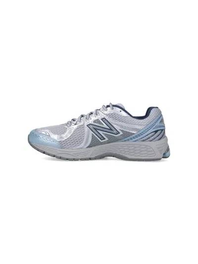 New Balance 860v2 Rubber And Mesh Sneakers In Grey