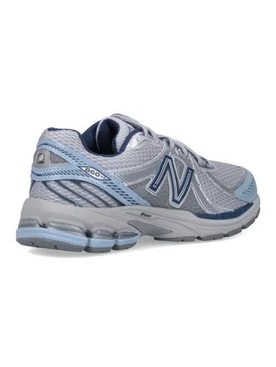 New Balance 860v2 Rubber And Mesh Sneakers In Grey